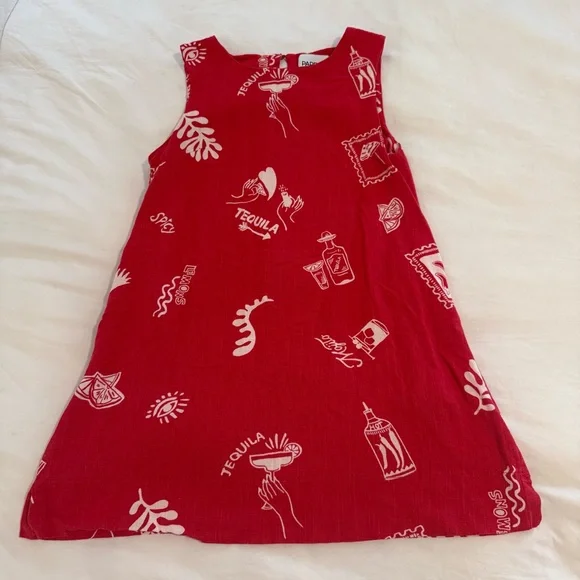 Paper Heart Linen Tequila Anthropologie Dress - Picture 1 of 9
